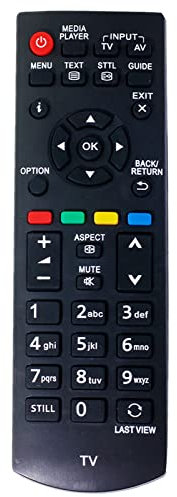 N2QAYB000816 Replacement Remote Control Fit for Panasonic LCD TV TX-24G310B TX-32A400B TX-32A400E TX-32AW404 TX-32G310B TX-39A400B TX-39A400E TX-39AW404 TX-42A400B TX-42A400E TX-42AW404