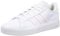 adidas Women's Grand TD Lifestyle Court Casual Shoes, Cloud White/Almost Pink/Cloud White, 5.5 UK