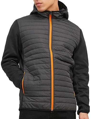 JACK & JONES Herren JjemGewatteerde Noos Jacke 12182242,Asphalt,L