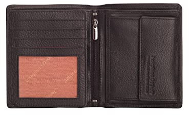 Josephine Osthoff MOOS Geldbörse echt Leder mit RFID Schutz | Echtes Leder Mit Rfid Schutz, Kompaktes Portemonnaie, Für Damen Und Herren, Handgefertigt, Modell Moos, 5 x 12 x 1, 5 cm