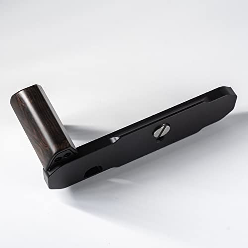 Wood Wooden L Hand Grip Holder For Nikon FM2 FM FM3A FE FE2 Camera Aluminum Alloy Baseplate
