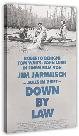 EDSC Classic Movie Down by Law Canvas Poster Schlafzimmer Dekor Sport Landschaft Büro Zimmer Dekor Geschenkrahmen : 30 x 45 cm