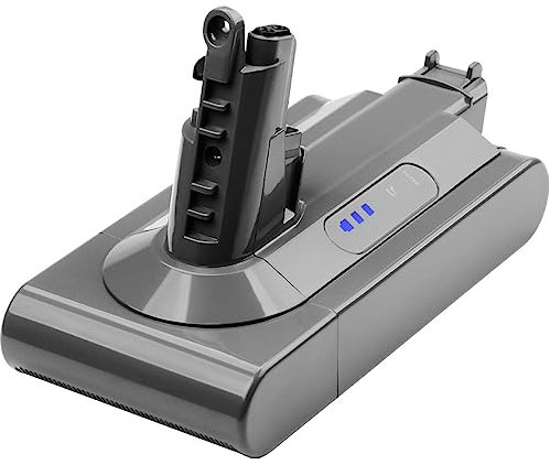 V10 Battery for Dyson Vacuum Cleaner (Battery Only), 2600 mAh, 21.6 V Lithium Battery Converted, Max 62 mins, to replace Dyson V10 Battery, Works with Dyson V10 Series Vacuum Cleaner (2600mAh)