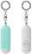Taschenalarm,2Pcs Persönlicher Alarm,Panikalarm,Sirene Selbstverteidigung Sicherheit Schlüsselanhänger,Panikalarm Taschenalarm Für Frauen, Senioren(Blau + Weiß)