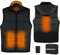 CRRXIN Beheizbare Weste, Heizweste für Damen Herren, Heizjacke mit Powerbank 10000mAh, 3 Einstellbar Temperatur, Weste Beheizte Jacke.