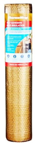 Thermawrap Shed Bubble Foil Insulation Self Adhesive 1000mm x10m Energy Saving Heat Reflective Energy Saving, Self Adhesive