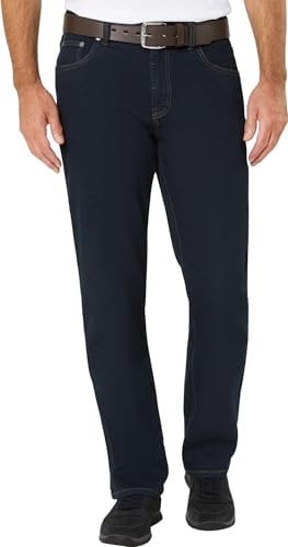 Tom Ramsey Herren Thermohose, Jeans Herren mit warmen Thermoinnenfutter, mit Strech in bequemen Regular Fit Schnitt, Dunkelblau, Gr. 54