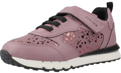 Geox Mädchen J Fastics Girl B Sneaker, Pink, 32 EU