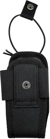Two Way Radio Pounch Walkie Talkie Holder Case Bag for Most Ham Radio Size Small Medium Large(Universal Size) (Black)