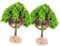 Hoement 2 Stücke Miniatur Landschaftsbaum Spielzeug Dekorationsbaum für Sandtisch Natur Dekoration Ideal für Modellbau und Kreative Projekte Realistische Simulation mit Detaillierter Gestaltung