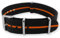 Natos.com - Skunk Orange NATO Uhrenarmband G10 Military Nylon Strap - 22 mm