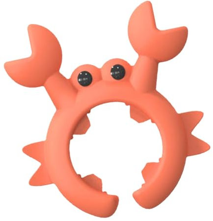 Dorugage Crab Utensil Holder,Cute Silicone Utensil Rest in Crab Shape | Countertop Ladle Holder, Anti-Overflow Stove Top Spatula Holder, Kitchen Gadget for Spatula