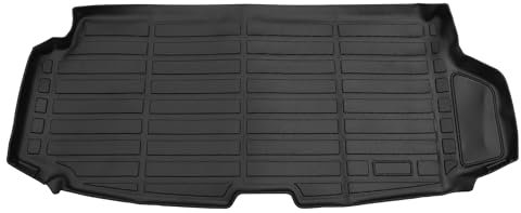 VekAuto 1 Pc Protector De Carga para Maletero Trasero para Volvo Xc90 2016-2024 Antideslizante TPE Negro Bandeja De Carga De Maletero Trasero Patrón De Rayas Largas