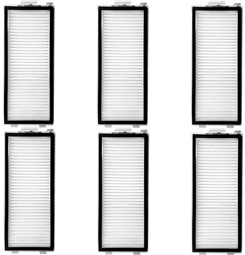 HEPA-Filter für Roborock Qrevo Master/Qrevo Slim/Saros Z70 Saugroboter, Waschbarer Filter Ersatzteilfilter für Roborock Qrevo Master/Qrevo Slim/Saros Z70 Saugroboter 6 Stück