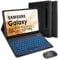 SOPPY Tastaturhülle mit Maus für 12,4'' Samsung Galaxy Tab S10+/S9 FE+/S9 Plus/S8+/S7+/S7 FE, Hülle mit Tastatur & Maus Kabellose Bluetooth Tastatur Schutzhülle -Deutsches QWERTZ, Schwarz Beleuchtet