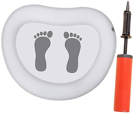NIYANGLE Inflatable Foot Bath Basin for Pool Entry Folding Water Bath for Camping Foot Soaking Spa Tray for Swimming Pool