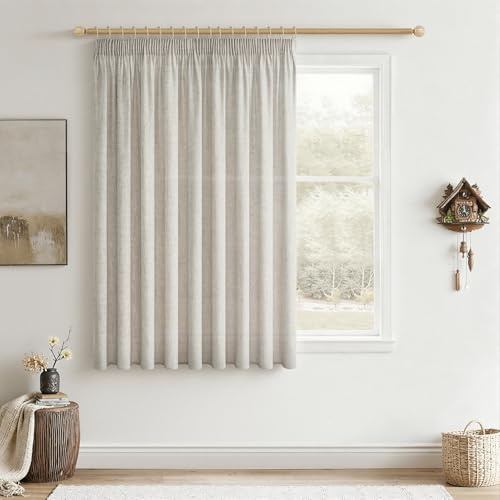 CUTEWIND Gardinen Wohnzimmer Modern Leinen Vorhang für Offenes Regal Gardinen Halbtransparent 160 x 200 cm (HxB) 1er Set, Vorhang Leinenoptik Vorhänge für Schlafzimmer Modern Fenster