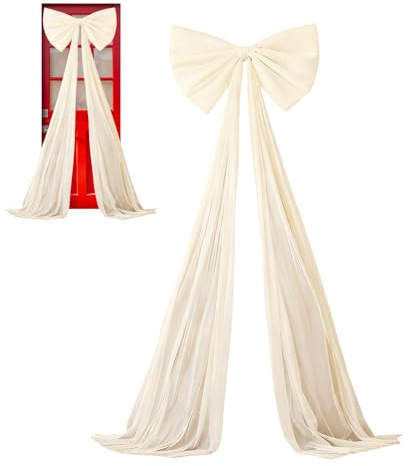 Gigante para árbol de Navidad, 51 x 180 cm, gigante, decoración interior y exterior, gran tamaño para bodas y , para puerta, pared, boda, cumpleaños, habitación