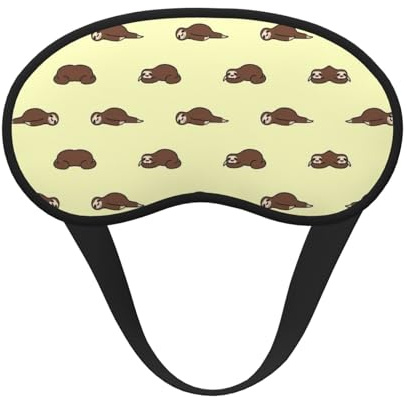 Schlafmasken für Faultiere, seidige Augenabdeckung, weiche Satin-Augenbinde, elastisches Band, Nachtschatten für Damen und Herren