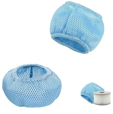 2 Stück Schutznetze kompatibel mit Mspa Whirlpools Filter,Filter für mspa Whirlpool,Pool Zubehör,Protective Nets Netzabdeckung für Mspa 90 Pleats Sieb Ersatzfilter,Spa Abdeckung,Schutznetz Mesh