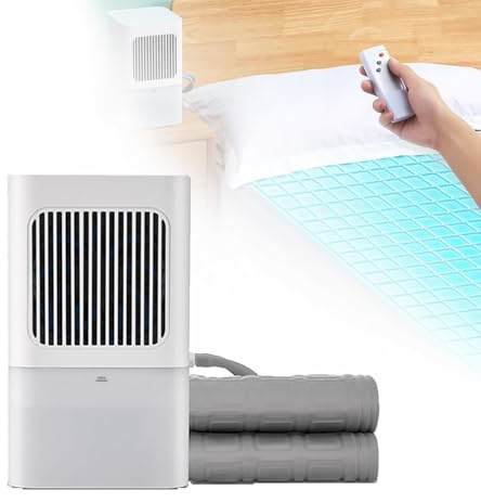 PEIKVOUL Colchón refrigerante con Agua y Mando a Distancia, enfriamiento Ajustable en 3 Niveles, para Cama Individual o Doble, Ideal para Personas calurosas y sudoración Nocturna,Double Bed