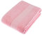 HOMESCAPES Drap de Bain en 100% Coton Turc - Ultra Doux et Absorbant - 500 g/m² - Rose - 100 x 150 cm