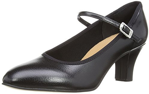 Kickline 2.5 Heel, Damen Jazz & Modern, Schwarz (Black), 5 UK
