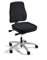 Interstuhl Schreibtischstuhl | Mit Muldensitz | Rückenlehnenhöhe 540 mm | Schwarz | Prosedia