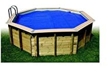 Copertura a bolle per piscine in legno rettangolari dimensioni: 350x650