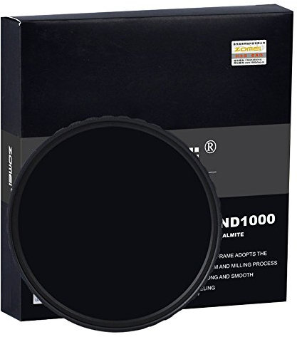 Zomei Runder Graufilter, 82 mm, ultradünn, HD ND1000, 18 Schichten, mehrfach beschichtetes optisches Schottglas, 10 Blendenstufen, Neutraldichteobjektivfilter