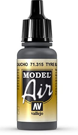 Vallejo AV Model Air 17 ml -Tyre Black