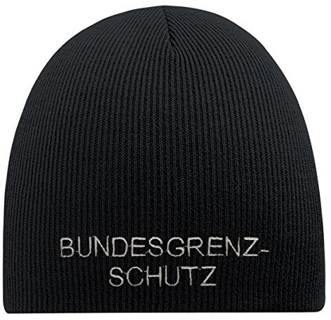 Fan-O-Menal Beanie Mütze BUNDESGRENZSCHUTZ 54819 schwarz