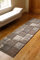 Vienna Modern Small Extra Large Mocha Brown Taupe Silver Marble Quality Thick Floor Long Carpet Runner Rugs (66x230cm (Runner))