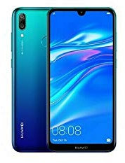 HUAWEI Y7 2019, Smartphone, LTE, Système d'exploitation: Android 8.0 (Oreo), Capacité: 256 GB, écran TFT HD+ 18:9, 283 ppi 6.29 Pouces, Camera 13+2 MP, Brand Tim, Blue [Italia], Bleu