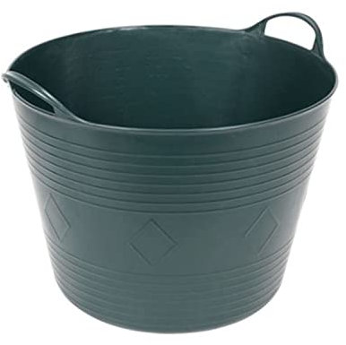 Floraworld 011443 GartenküBel Universal Classic 34-37 cm, Ø 46 cm, 40 Liter, grün