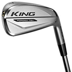 Cobra Golf 2020 King Forged Tec Iron Set (Men's, Left Hand, Steel, Reg Flex, 4-PW)