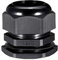 sourcing map PG42 Cable Gland Waterproof Plastic Joint Adjustable Locknut Black for 32mm-38mm Dia Cable Wire