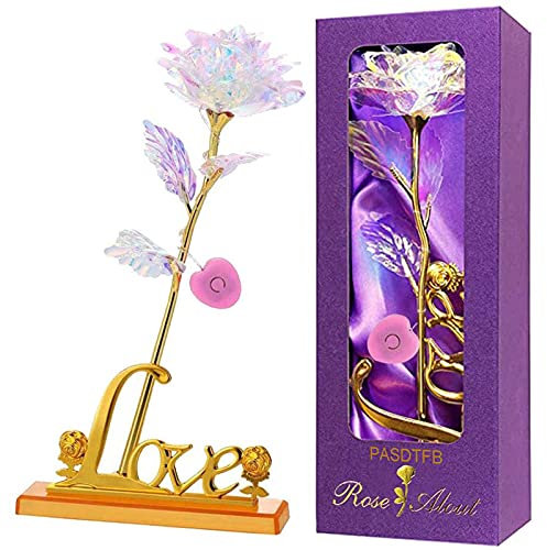 Geschenke für Frauen Galaxy Rose Muttertagsgeschenke für Mama Ewige Rose Geburtstagsgeschenk für Frauen Geschenke für Mama Oma Schwester Geschenk Freundin Geburtstag Jahrestag Infinity Rosen Gold Rose