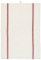 Ib Laursen Geschirrtuch Küchentuch Creme / rot mit Streifen Baumwolle 50 x 70 cm