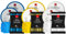Polierpad Set: Rupes Bigfoot Polierschwamm für 150mm Stützteller - D-A Coarse + Fine + Ultrafine Ø150-180mm blau/gelb/weiß (6 STK.) + ChemicalWorkz Premium Poliertuch 500GSM | 9-teilig