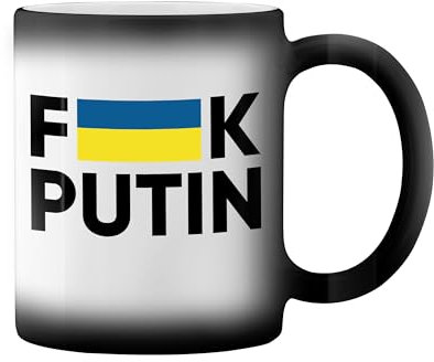 Fuck Putin Fight For Ukraine Black Magic Tasse Mug