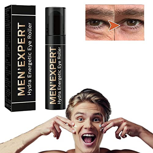 Mens Expert Hydra Energetic Eye Roller, Men Plus Expert Hydra Energetic Eye Roller,Under Eye Treatment Men's Eye Roller for Puffy Eyes and Dark Circles (3 Pcs)