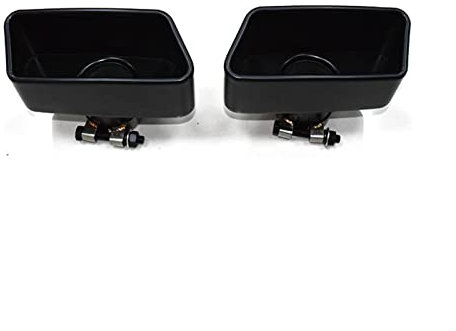 Auspuff Blende Endrohr Für BMW Für F10 535i Edelstahl Endrohr Endrohr Endrohr Schalldämpfer Spitze Schwarz Düse Auspuffanlage (Farbe : 1)