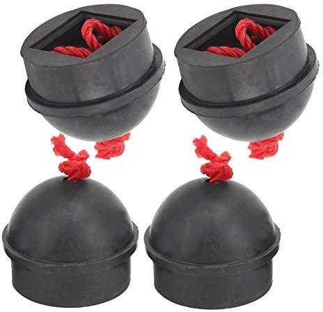 SUNGOOYUE Kreidehalter, 4 Stück Billard-Pool-Kreidehalter Tasche Gummi-Billard-Pool-Kreidehalter mit Schnurzubehör Queue-Kreide Billard & Pool