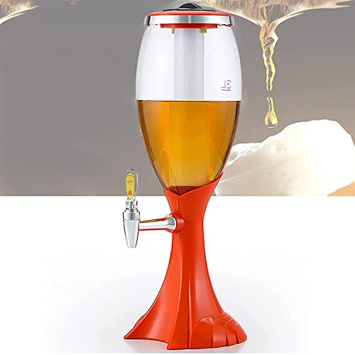HYDEE Bierzapfanlage, Bierturm-Getränkespender, Bierturm-Set Wasserhähne, Bierturm Mit Zapfschlauch Für Bier, Weingetränke Oder Andere Getränke