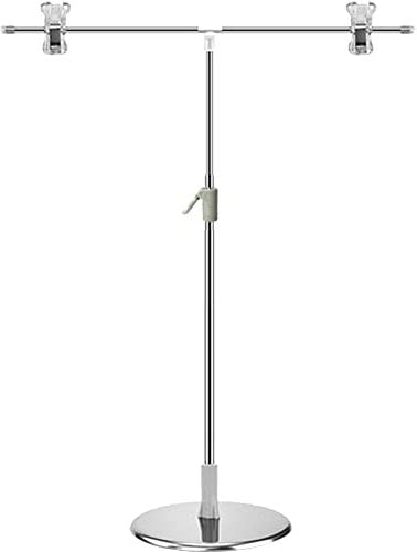 Dianzan Photography Photo Backdrop Stands Adjustable T-shape Background Frame Support System Stands with Clamps for Video