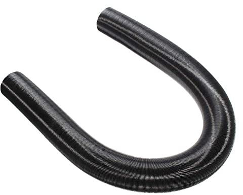 URFEDA ID 76 mm 2 m Canal de chauffage, accessoire de chauffage auxiliaire, feuille d'aluminium, tuyau d'admission d'air, tuyau de ventilation, tuyau de ventilation, tuyau de chauffage de voiture,