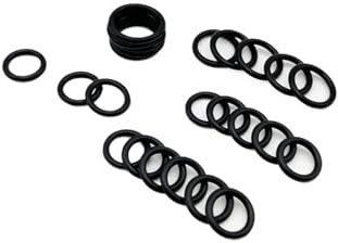 Arandela de sellado de junta tórica de goma, junta tórica Universal for aire acondicionado de coche NBR, compresor de reparación de automóviles, junta de plomería, junta tórica de nitrilo (Size : 128