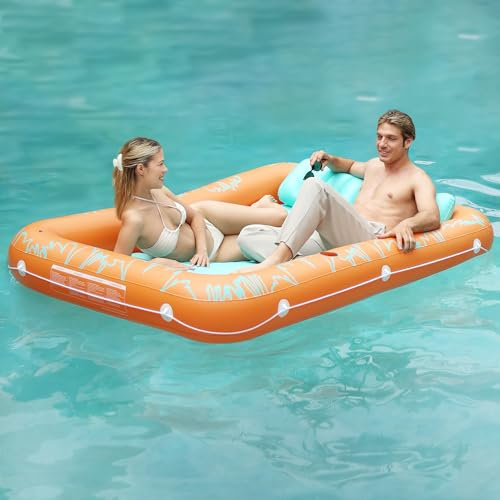 Sunrio Piscine de bronzage double orange 2024 V1