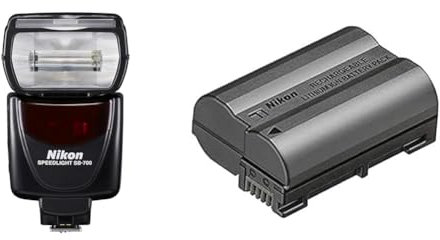 Nikon SB-700 FLASH TTL Lampeggiatore & EN-EL15c batteria ricaricabile compatta agli ioni di litio, elevata capacità per uso prolungato, nero